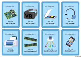Vorschau - Mal- und Bastelvorlagen - Hardware & Computer-Bauteile – Materialpaket / Bundle (Informatik Klasse 5/6) - Seite 3
