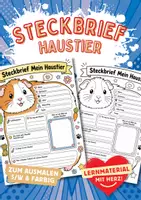Vorschau - Arbeitsblätter - Steckbrief Haustier Meerschweinchen - Deckblatt
