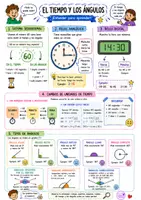 Vista previa - Hojas de trabajo - El Tiempo. Sistema Sexagesimal - Reloj Manipulativo - página 1