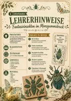 Vorschau - Unterrichtsreihen - Spielkarten drucken - Fantasieinsekten im Moosgummidruck (Kunstprojekt Klasse 5-7) - Seite 2