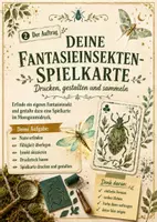 Vorschau - Unterrichtsreihen - Spielkarten drucken - Fantasieinsekten im Moosgummidruck (Kunstprojekt Klasse 5-7) - Seite 3