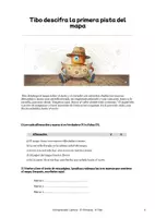 Vista previa - Hojas de trabajo - Comprensión lectora 5º Primaria - Tibo y el Mapa del Inventor Olvidado - página 3
