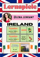 Vorschau - Spiele - Ireland - 3 Spiele für die Wortschatzarbeit! - Deckblatt