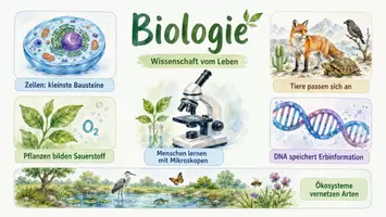 Vorschau - Arbeitsblätter - Arbeitsblatt zum Thema "Biologie" + Onlineübung & MP3 + Infografik - Seite 2