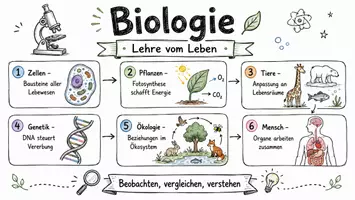 Vorschau - Arbeitsblätter - Arbeitsblatt zum Thema "Biologie" + Onlineübung & MP3 + Infografik - Seite 1