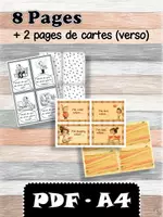 Aperçu - Fiches - 32 cartes de discussion Feelings | 16 questions et 16 amorces de phrases | Activité orale SEL à imprimer - Page 1