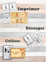 Aperçu - Fiches - 32 cartes de discussion Feelings | 16 questions et 16 amorces de phrases | Activité orale SEL à imprimer - Page 3