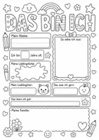 Vorschau - Arbeitsblätter - Das bin ich Klasse 1 - Seite 2