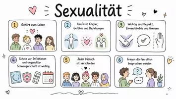 Vorschau - Arbeitsblätter - Arbeitsblatt "Sexualität" + Onlineübung & MP3 + Infografik - Seite 1