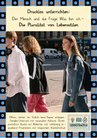 Vorschau - Stundenentwürfe - Drucklos unterrichten: Was ist der Mensch - Pluralität der Lebensstile - Deckblatt