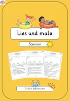 Vorschau - Arbeitsblätter - Lies und male - Sommer - Deckblatt