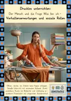 Vorschau - Stundenentwürfe - Drucklos unterrichten: Was ist der Mensch - Rollen - Deckblatt