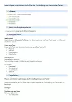 Vorschau - Prüfungsvorbereitung - Mündliche Prüfung - Deutschdidaktik - 2. Staatsexamen Bayern - Seite 1