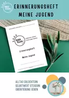 Vorschau - Arbeitsblätter - Kostenloses Erinnerungsheft Biografiearbeit Jugend für Senioren - Deckblatt