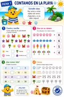 Vista previa - Unidades / Secuencias / Situaciones de Aprendizaje - Cuaderno de verano matemáticas 1º primaria. Estrellín. Verano. Repaso verano - página 3