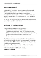 Vorschau - Arbeitsblätter - Biografiearbeit Kindheit Erinnerungsbuch für Senioren - Seite 2