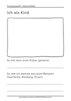 Vorschau - Arbeitsblätter - Biografiearbeit Kindheit Erinnerungsbuch für Senioren - Seite 3