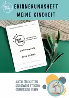 Vorschau - Arbeitsblätter - Biografiearbeit Kindheit Erinnerungsbuch für Senioren - Deckblatt
