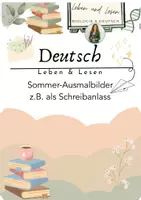 Vorschau - Mal- und Bastelvorlagen - Sommer-Ausmalbilder - Deckblatt