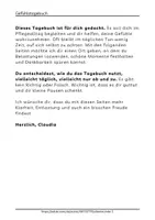 Vorschau - Arbeitsblätter - Gefühlstagebuch für pflegende Angehörige Selbstfürsorge PDF - Seite 2