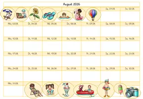 Vorschau - Poster - Klassenkalender: Kinderkalender zur Orientierung - Seite 3