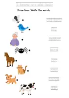 Vorschau - Arbeitsblätter - I know an old lady who swallowed a fly_Arbeitsblatt - Deckblatt