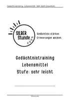 Vorschau - Arbeitsblätter - Gedächtnistraining Fortgeschrittene Demenz Alzheimer sehr leicht mündlich - Seite 1