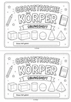 Vorschau - Arbeitsblätter - Geometrie Körper - Übungsheft - Seite 3