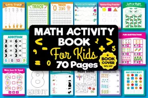 Aperçu - Affichage - Kindergarten Number Tracing & Games Workbook | 70 Fun Printable - Page de couverture