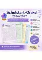 Vorschau - Arbeitsblätter - 🔮 Schulstart-Orakel 2026/2027 - Deckblatt