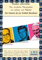 Vorschau - Stundenentwürfe - Drucklos unterrichten: Christliches Menschenbild - Zur Freiheit berufen - Deckblatt
