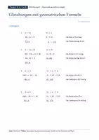 Vorschau - Arbeitsblätter - Materialpaket Gleichungen - Bruchgleichungen - Textgleichungen - Formeln - Seite 2