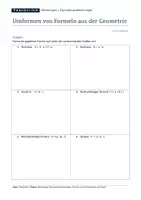 Vorschau - Arbeitsblätter - Materialpaket Gleichungen - Bruchgleichungen - Textgleichungen - Formeln - Seite 3