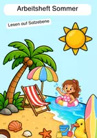 Vorschau - Arbeitsblätter - Sommer Arbeitsheft zum Lesen auf Satzebene - Deckblatt