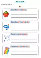 Vorschau - Arbeitsblätter - Sommer Arbeitsheft zum Lesen auf Satzebene - Seite 3