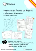 Vista previa - Manualidades / Dibujos para colorear - Cuadernillo Comunidades Autónomas de España - página 1