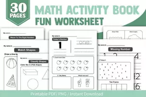 Aperçu - Apprentissages en autonomie - Numbers1–10 Activity Book | Preschool & Kindergarten - Page de couverture
