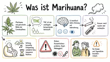 Vorschau - Arbeitsblätter - Lernposter + Arbeitsblätter zum Thema "Was ist Marihuana?" + Lösung & MP3 + Mindmap + Infografik - Seite 2