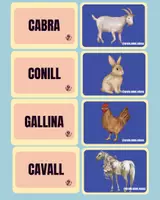 Vista previa - Juegos / Gamificación - Memori animals de granja - página 1