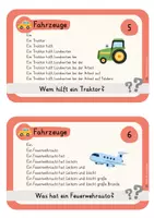 Vorschau - Arbeitsblätter - Treppensätze Fahrzeuge (Leseübung) - Seite 3