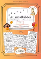 Vorschau - Mal- und Bastelvorlagen - Ausmalbilder zum Kindertag - Kinderrechte endecken & gestalten - Deckblatt