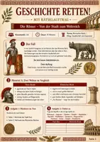 Vorschau - Arbeitsblätter - Geschichte retten! – Der Rom-Code: Wie wurde Rom so mächtig? - Seite 1