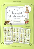 Vorschau - Unterrichtsreihen - Lesespiel "Ich habe - wer hat" im Garten - Deckblatt