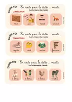 Aperçu - Apprentissages en autonomie - dictées muettes - en route pour la dictée - Page 2