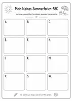 Vorschau - Arbeitsblätter - Sommerferien-ABC – Sommerwörter sammeln, spielen & entdecken zum Schuljahresende - Seite 3