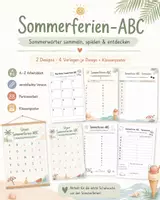 Vorschau - Arbeitsblätter - Sommerferien-ABC – Sommerwörter sammeln, spielen & entdecken zum Schuljahresende - Deckblatt
