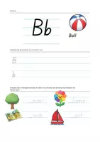 Vorschau - Arbeitsblätter - Lerne den Buchstaben B kennen und sei kreativ - Seite 2