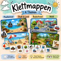 Vorschau - Spiele - Materialpaket mit 13 Klettmappen_einfach_2 - Deckblatt