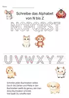 Vorschau - Arbeitsblätter - Lerne das Alphabet spielerisch kennen - Seite 1