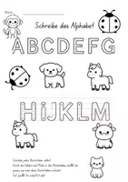 Vorschau - Arbeitsblätter - Lerne das Alphabet spielerisch kennen - Seite 2